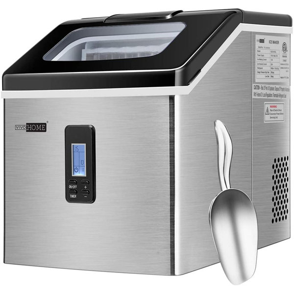 vivohome Electric Portable Compact Countertop Automatic Square 40 lb